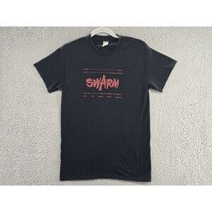 Swarm Shirt Mens Small SXSW 2023 Promo Black Red Graphic Tee Amazon Prime Promo